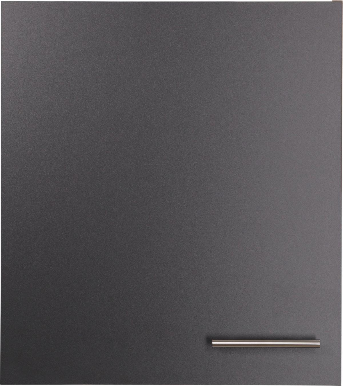 Kuhinjska Zgornja Omarica Merle, Barva Hrasta, Siva - srebrne barve/siva, Basics, kovina/leseni material (50/56,1/34,6cm) - Respekta