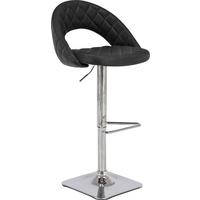 Barska Stolica Martin - boje kroma/crna, Moderno, metal/tekstil (55/89-110/53cm) - Modern Living