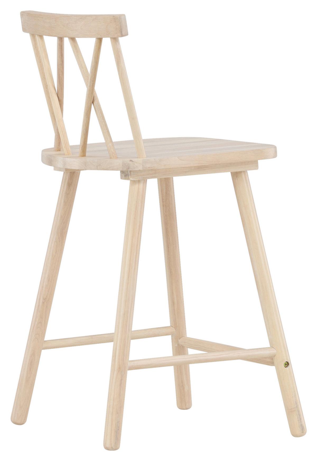BARHOCKER-SET MOLLÖSTRÖM - Weiß, Design, Holz (43/90/44cm) - Livetastic