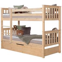 Pograd Sammy, Bor, Masivno, Pomožno Ležišče - naravne barve, Moderno, les (90/200cm) - MID.YOU