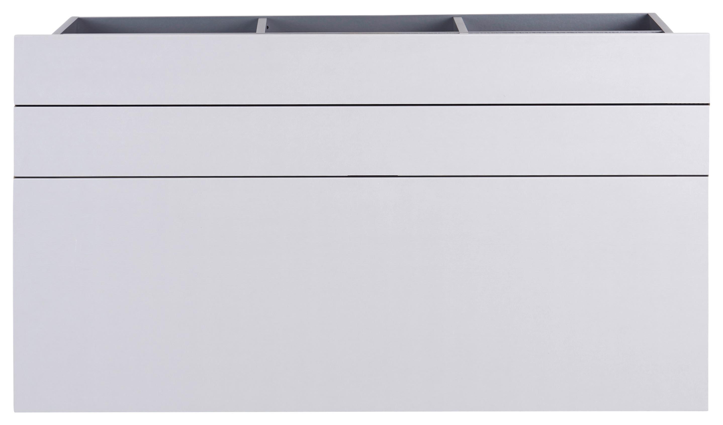 Schubladenset Unit in Hellgrau - Hellgrau, MODERN, Holzwerkstoff (91/50,3/47cm) - Based