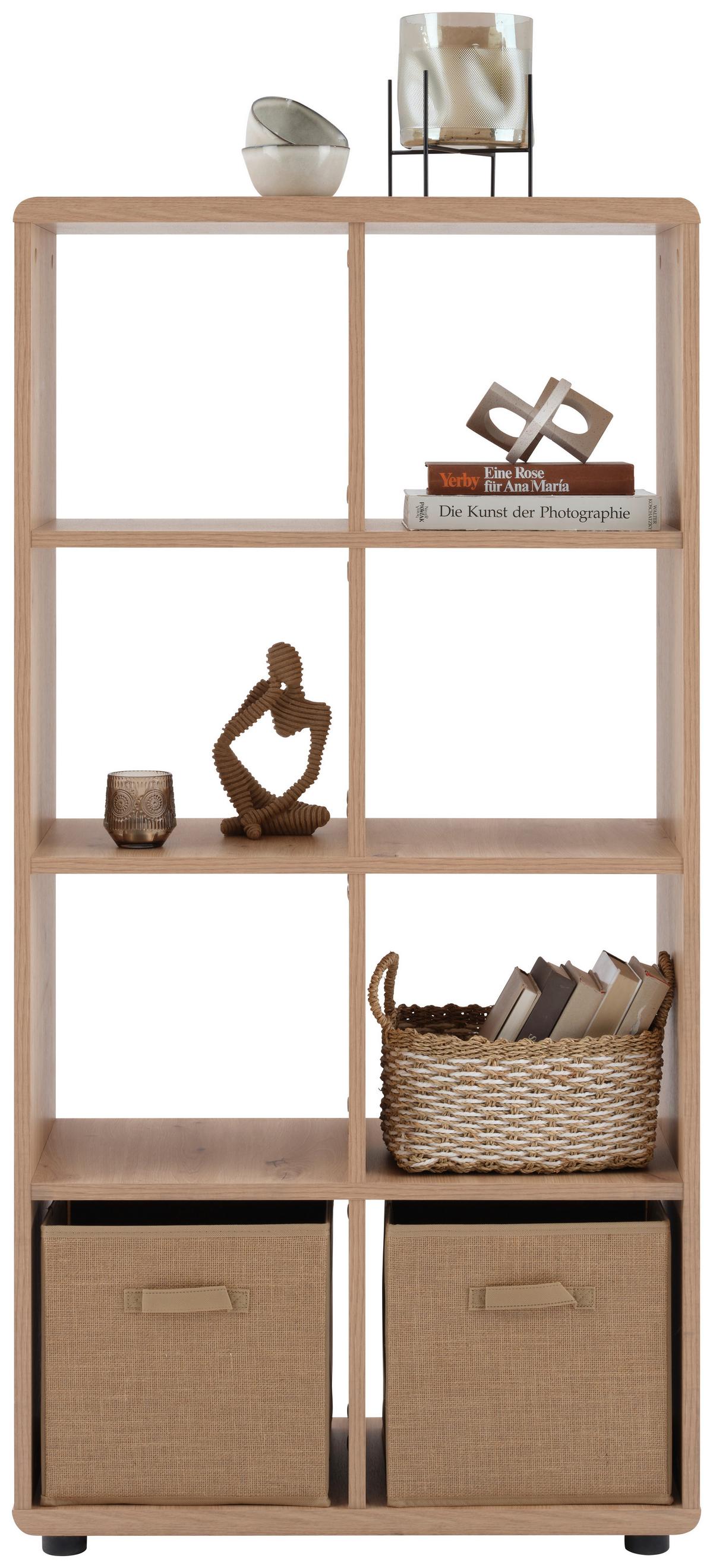 Etajeră FONTANA PLUS - stejar Artisan, Modern, material pe bază de lemn (73,2/145/35cm) - Modern Living