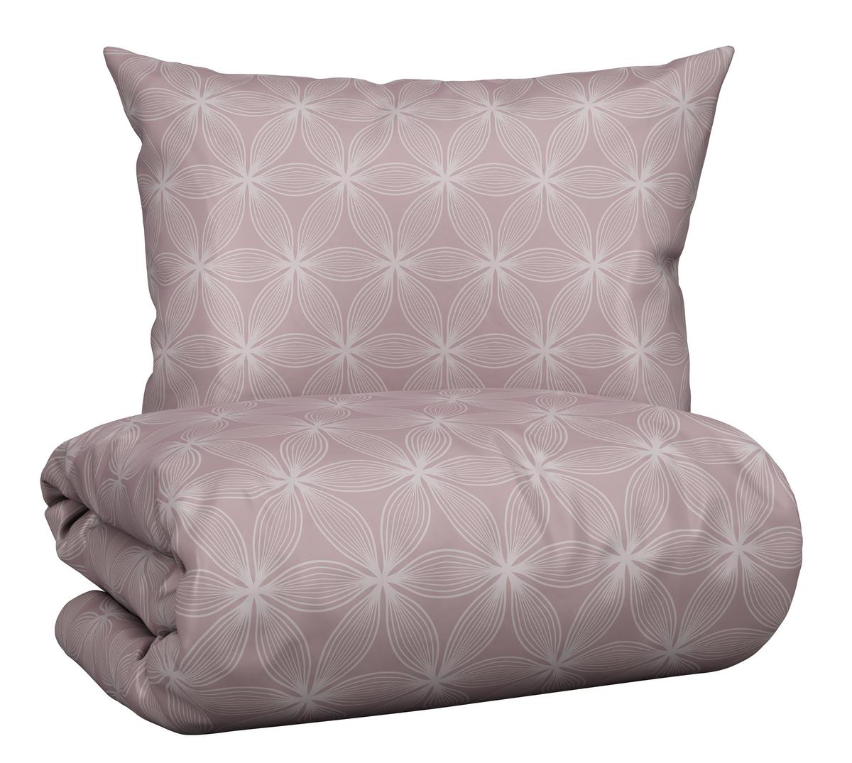 Bettwäsche Alex Design ca. 140x200cm - Mauve, MODERN, Textil (140/200cm) - Premium Living