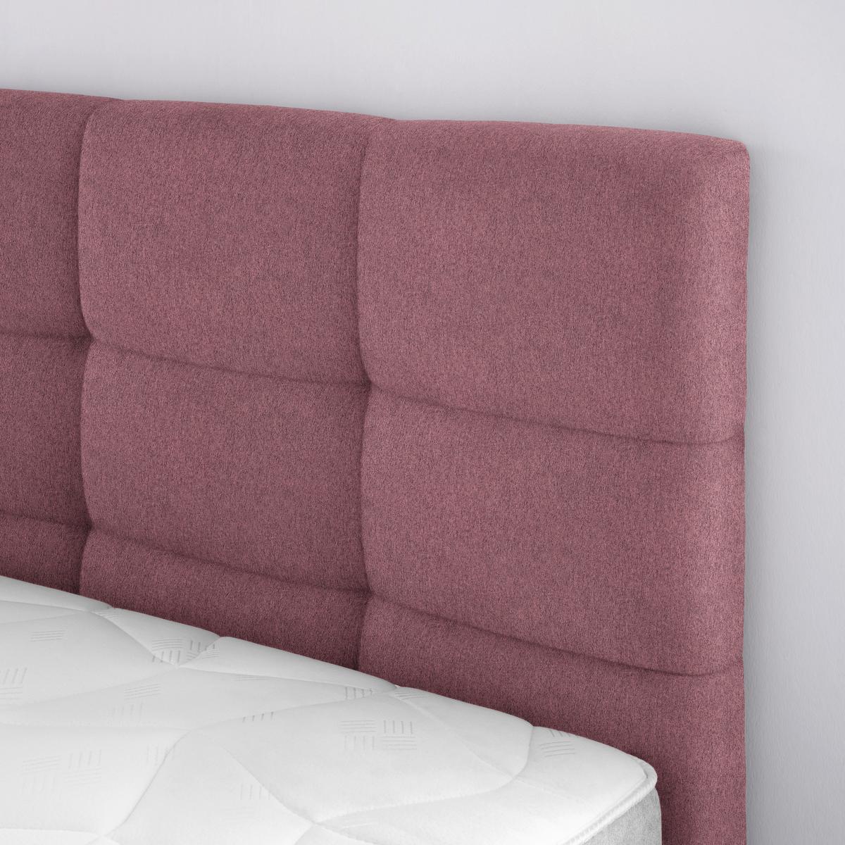 Boxbett Ovideo 160 in Weinrot ca. 160x200cm - Weinrot, Konventionell, Textil/Metall (160/200cm) - Mömax