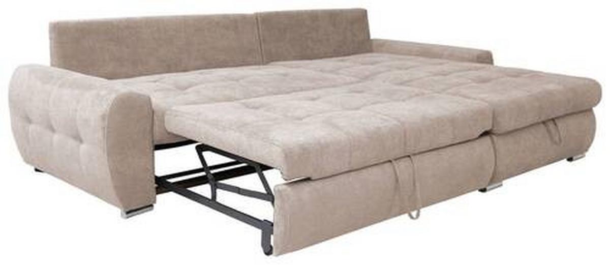 Kutna Garnitura Solar - bijela/bež, Design, tekstil/plastika (277/175cm) - Modern Living