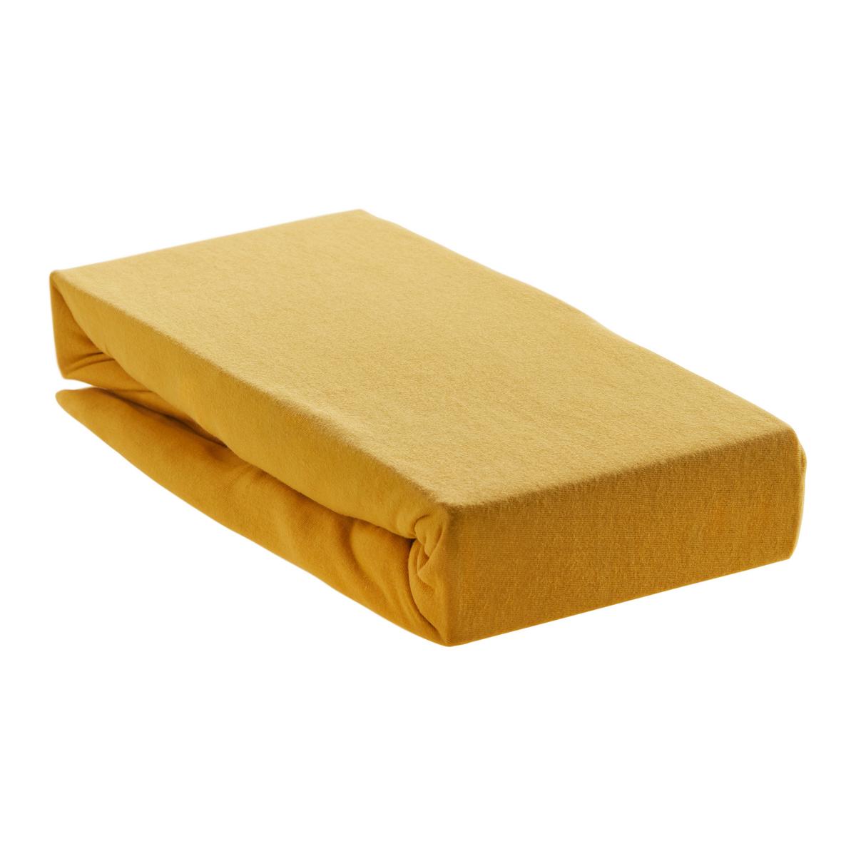 Fixleintuch Basic in Gelb ca. 180x200cm - Gelb, Textil (180/200cm) - Modern Living