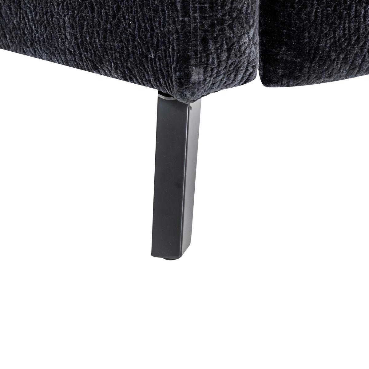 Relaxsessel Cosy Schwarz - Schwarz, MODERN, Holz/Textil (68/104/87cm) - Mömax
