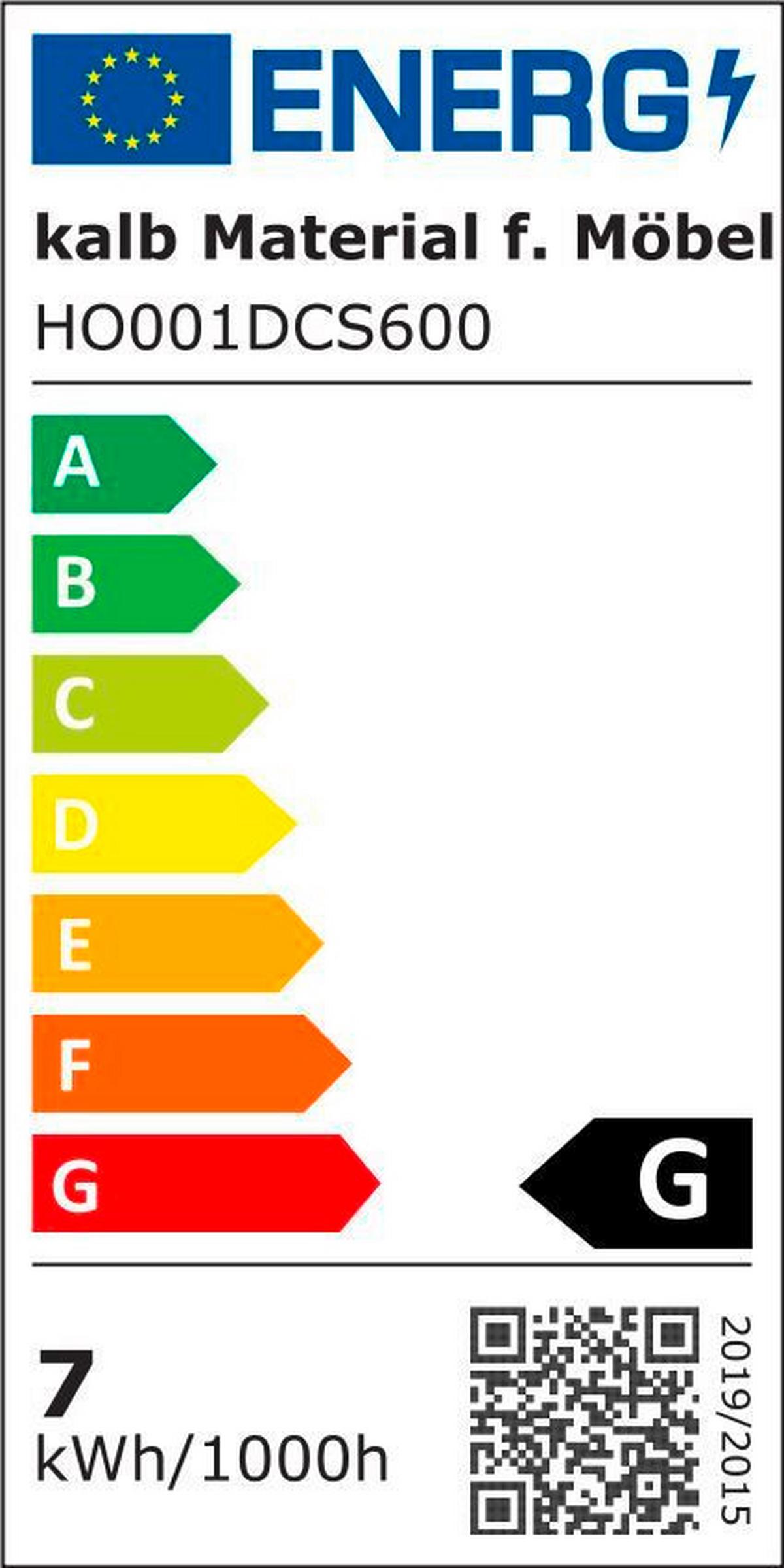 Spiegelschrank Florida in Weiß mit LED - Chromfarben/Weiß, MODERN, Glas/Holzwerkstoff (100/64/20cm)