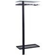 Garderobe aus Edelstahl in Schwarz - Schwarz, MODERN, Metall (80/190/43cm) - Mömax modern living Garderobe aus Edelstahl in Schwarz - Schwarz, MODERN, Metall (80/190/43cm) - Mömax modern living