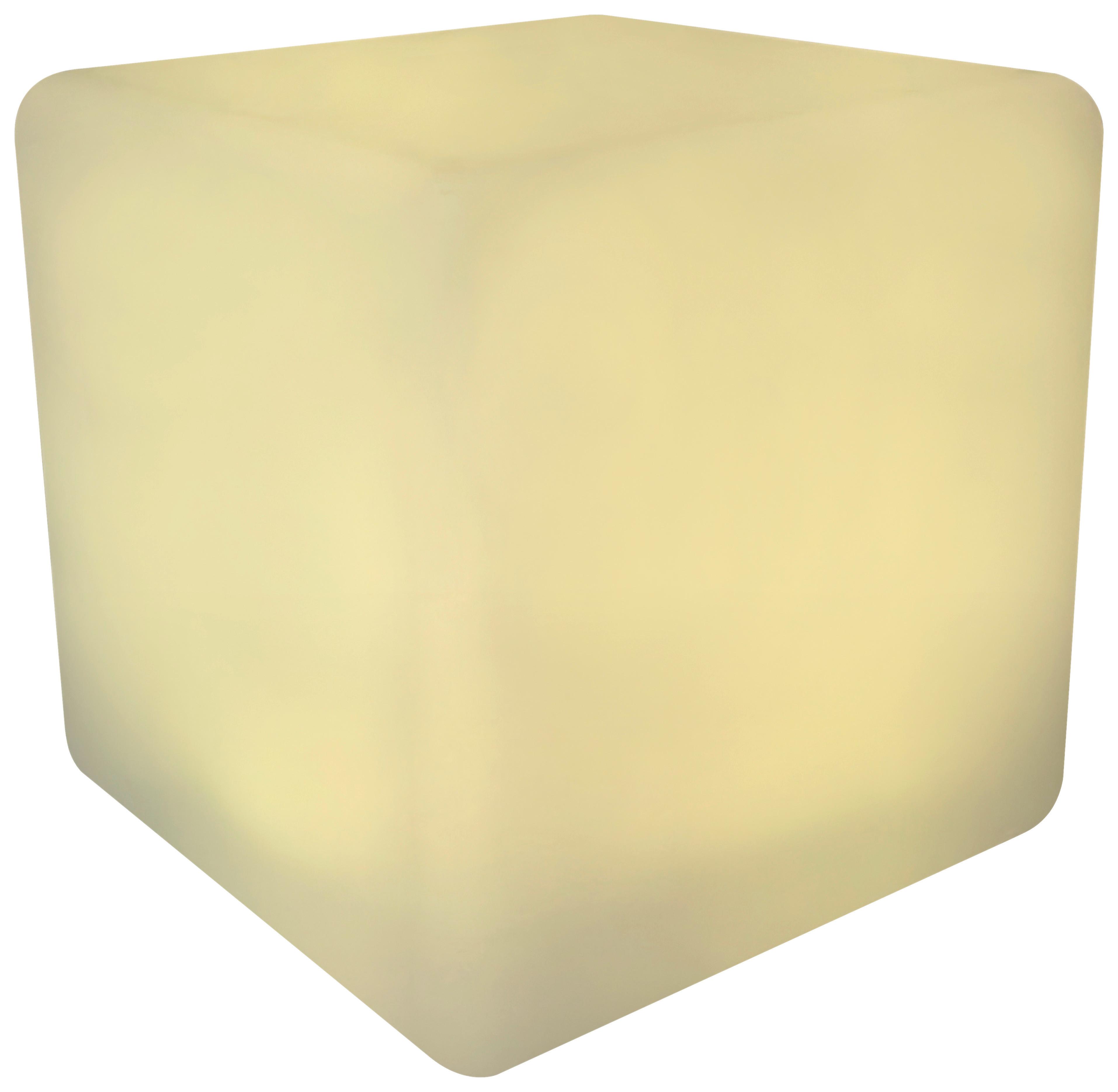 LED-Außenleuchte Wurfi Weiß max. 0,5 Watt - Weiß, MODERN, Kunststoff (40,5/40,5/41cm) - Mömax