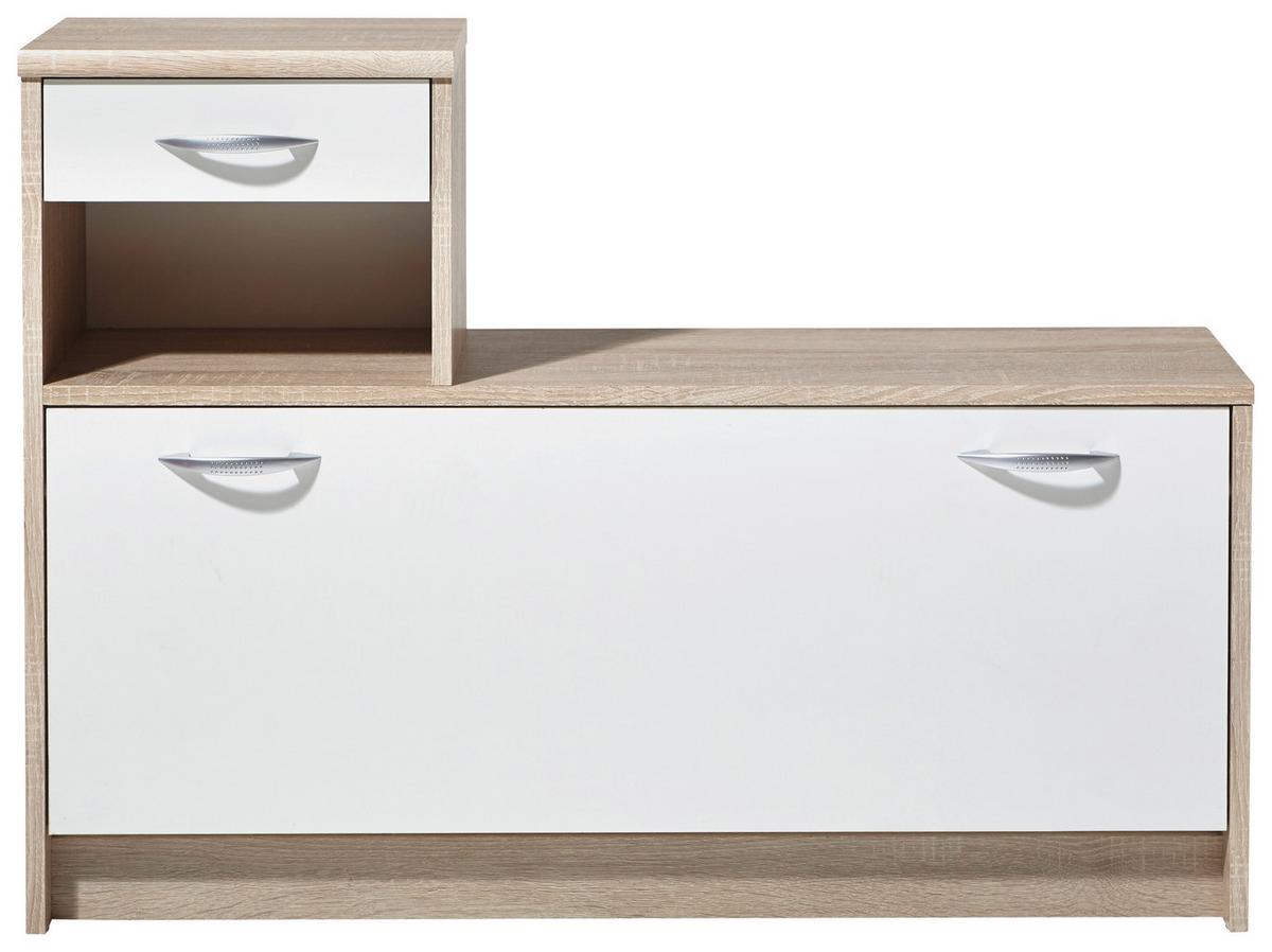 PRZEDPOKÓJ VERA -PV- - kolor dębowy/biały, Design, materiał drewnopochodny (100/190/26cm) - Carryhome