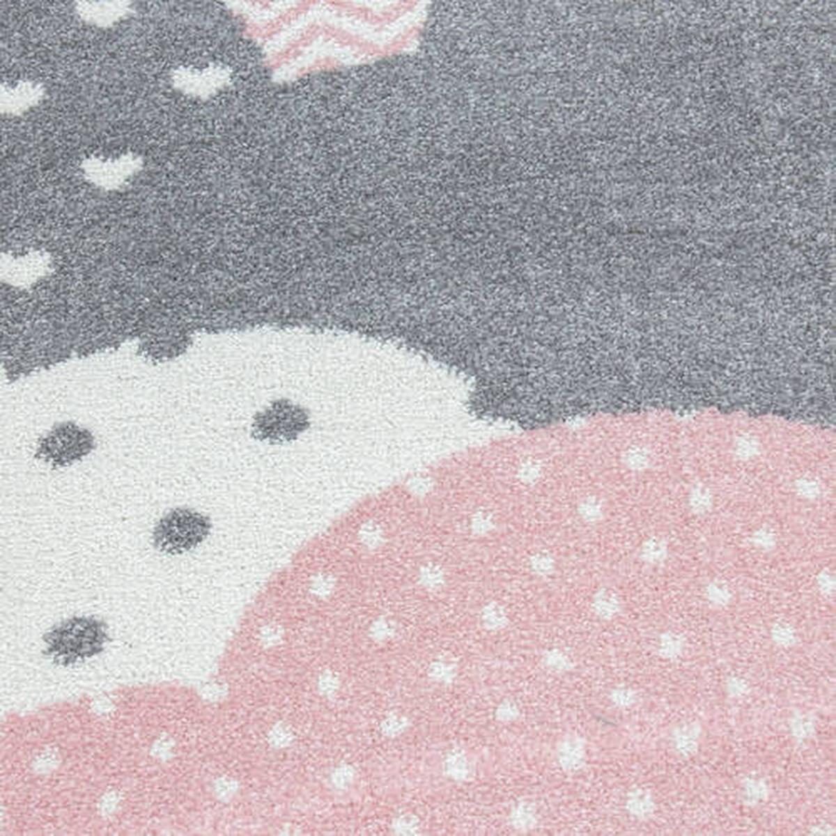 Kinderteppich Bambi Pink ca. 200x290cm - Pink, Trend, Textil (200/290cm) - Ben'n'jen