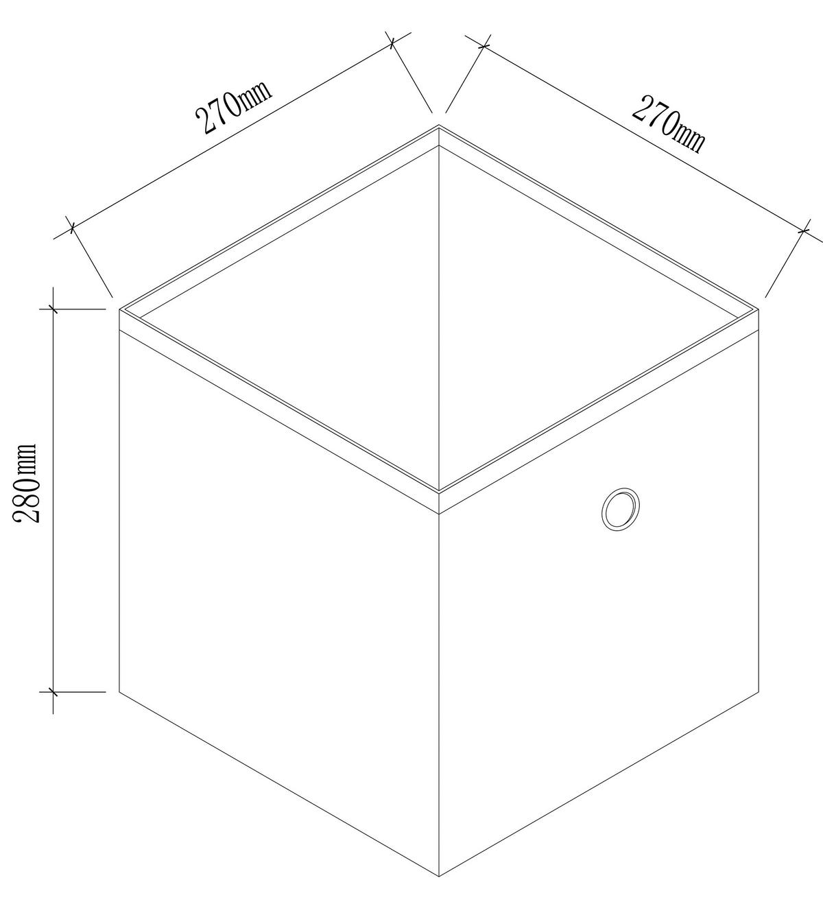 Set Zložljivih Zabojev Boxas, Oranžna, 6 Kos - oranžna, Basics, umetna masa (27/28/27cm) - MID.YOU