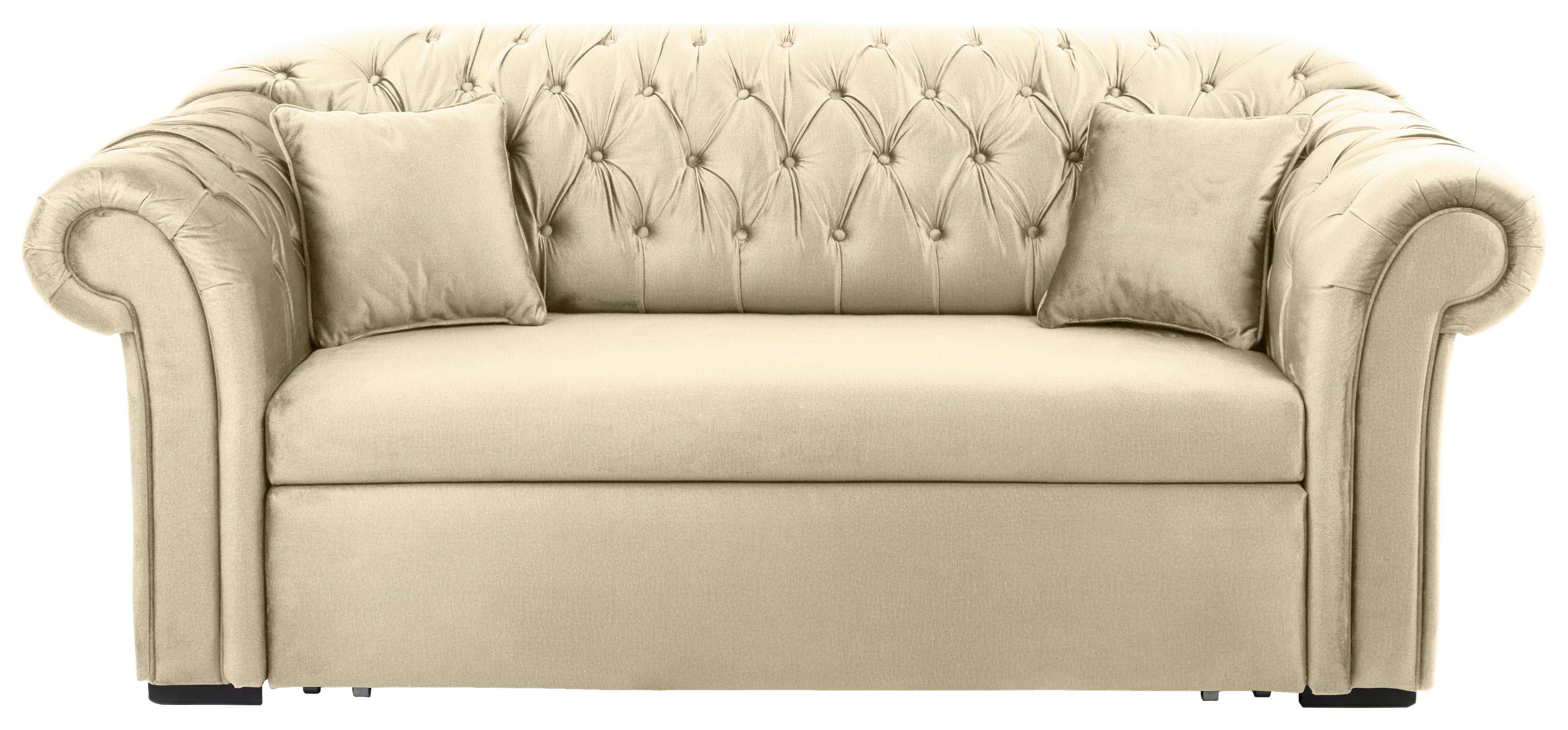 Zofa S Posteljno Funkcijo Cupido, Bež - črna/bež, Design, tekstil/les (213/86/99cm) - MID.YOU