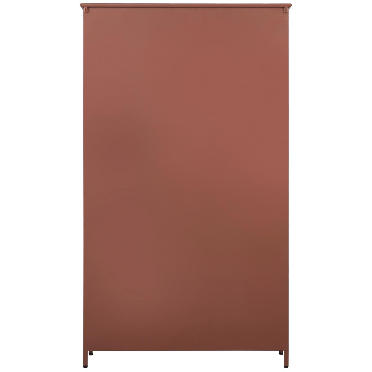 Vitrine Exhibit Braun - Braun, Design, Glas/Metall (99/170/44cm) - Livetastic