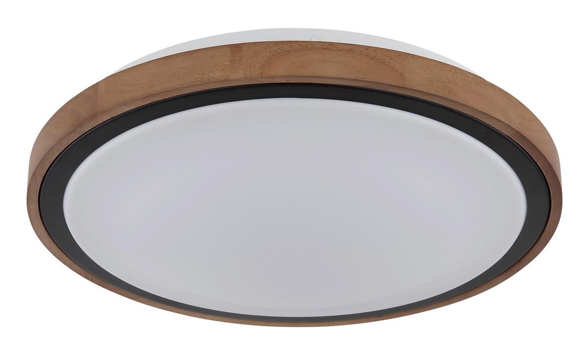 Stropna Led-svetilka Bruno, S Sijalko - opal, Natur, kovina/umetna masa (38/9,5cm) - Globo