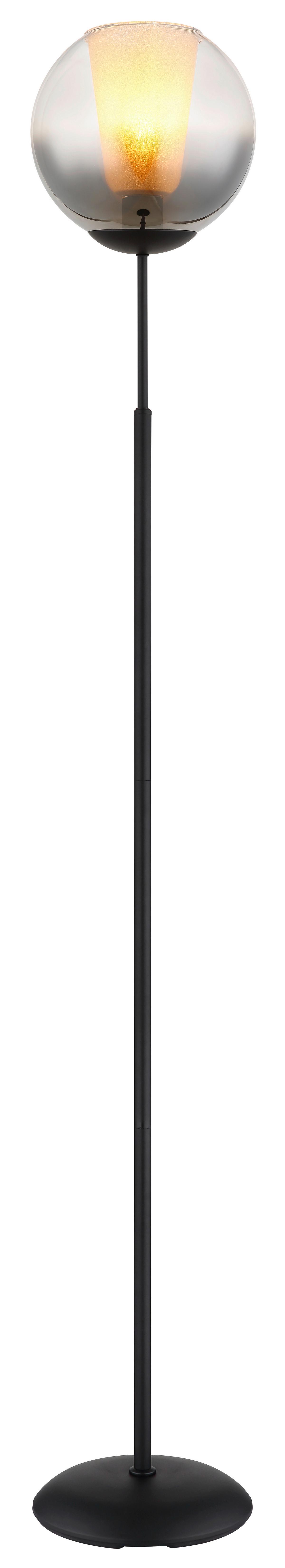 Podna Svjetiljka Barry - siva/prozirno, Basics, staklo/metal (25/154,5cm) - Globo