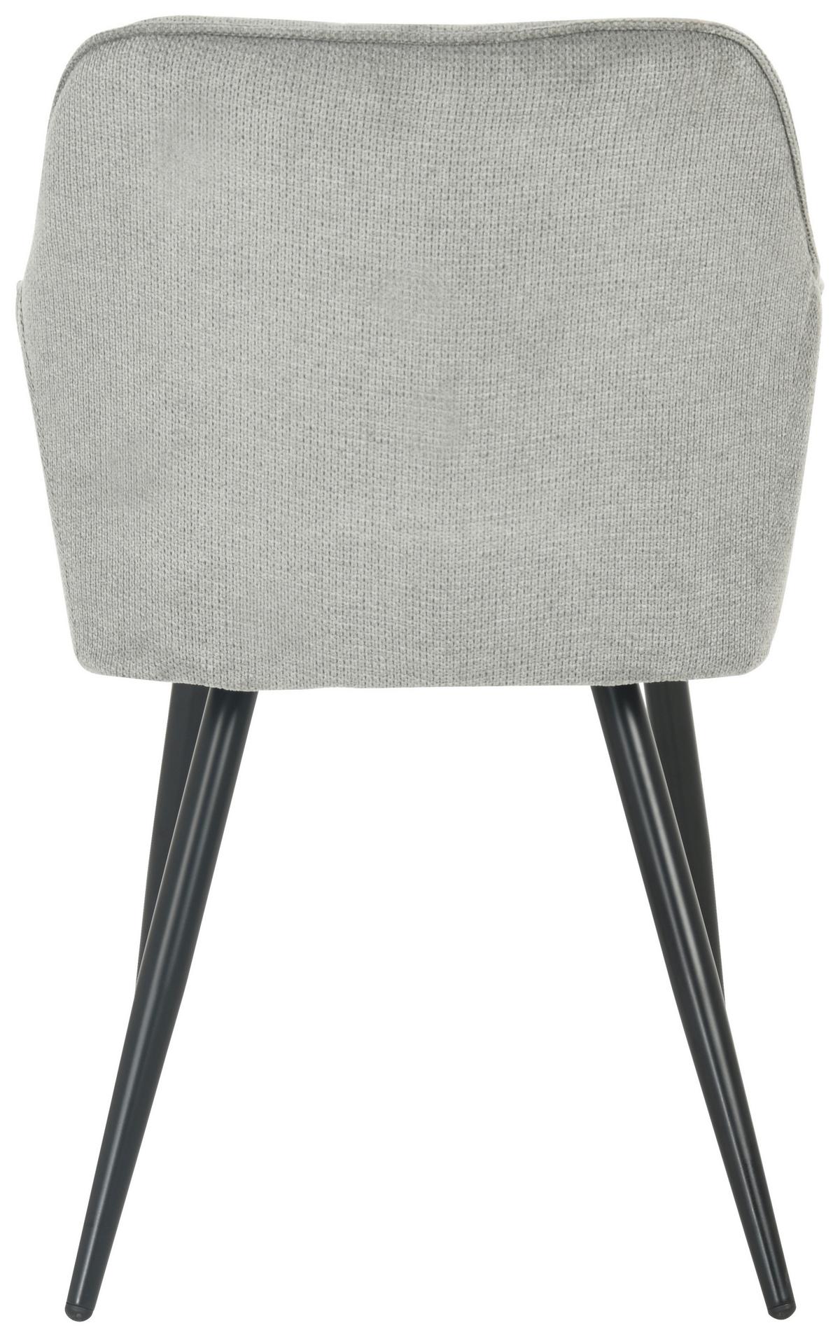 Scaun CARO GIGA-S - negru/gri, Konventionell, lemn/metal (55/82/61cm) - Nedis SmartLife