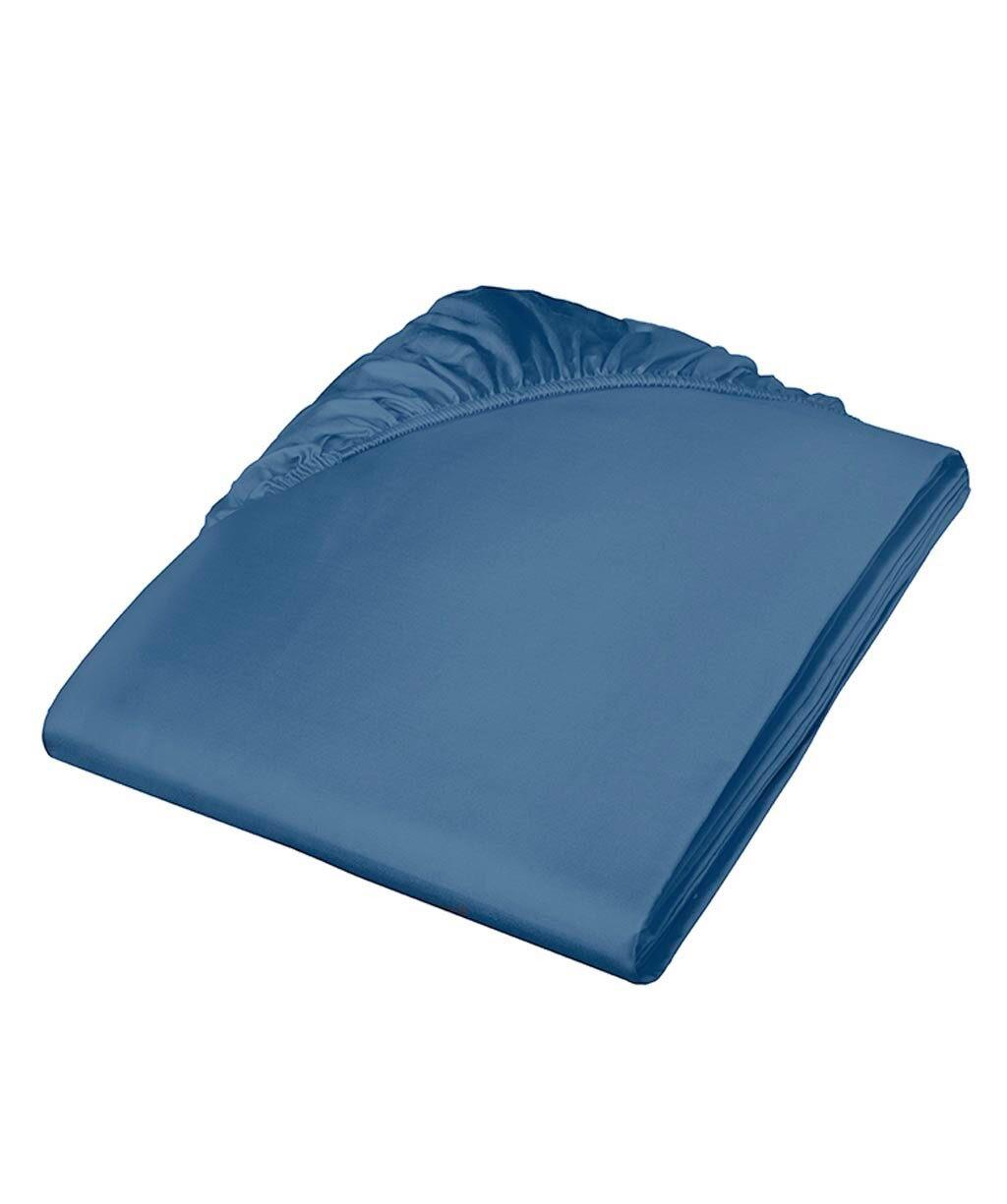 Boxspring-fixleintuch Q 4000 170 - Blau, Basics, Textil (180-200/200-210cm) - Fleuresse