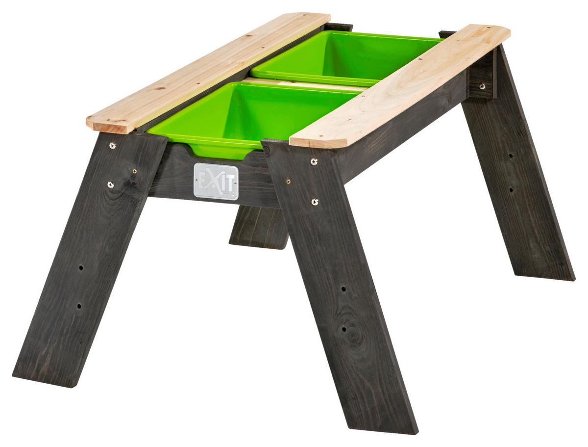 Mizica Za Vodo In Mivko Exit Picnic - siva/zelena, Konvencionalno, umetna masa/les (69/94/50cm) - EXIT Toys