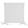 Sitzkissen Vincent in Weiss ca. 40x40cm - Weiss, Modern (40/40/3cm) - Modern Living