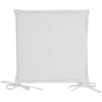 Sitzkissen Vincent in Weiss ca. 40x40cm - Weiss, Modern (40/40/3cm) - Modern Living