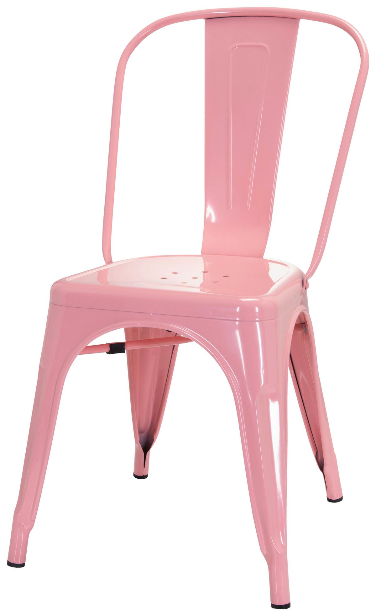 Stol Vantaggio Comfort, Roza - roza, Basics, kovina (44/84/54cm) - MID.YOU