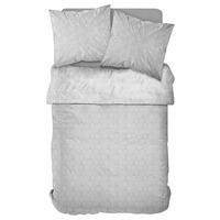 WENDEBETTWÄSCHESET COLLEEN XXL - Weiss/Grau, Natur, Textil (200/210cm)