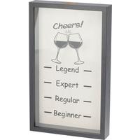 Fali Dekoráció Cheers - faalapú anyag/Üveg (21/35/4,5cm)