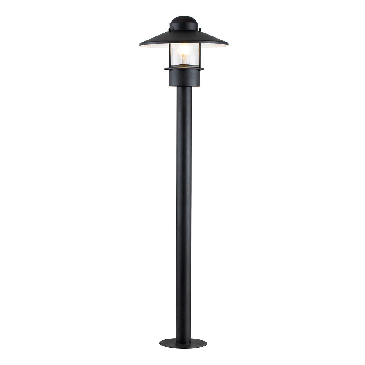 Talpas Lámpa Klampenborg-Bol-Bk - fekete, Konventionell, üveg/fém (27.5/101.8cm) - Elstead Lighting
