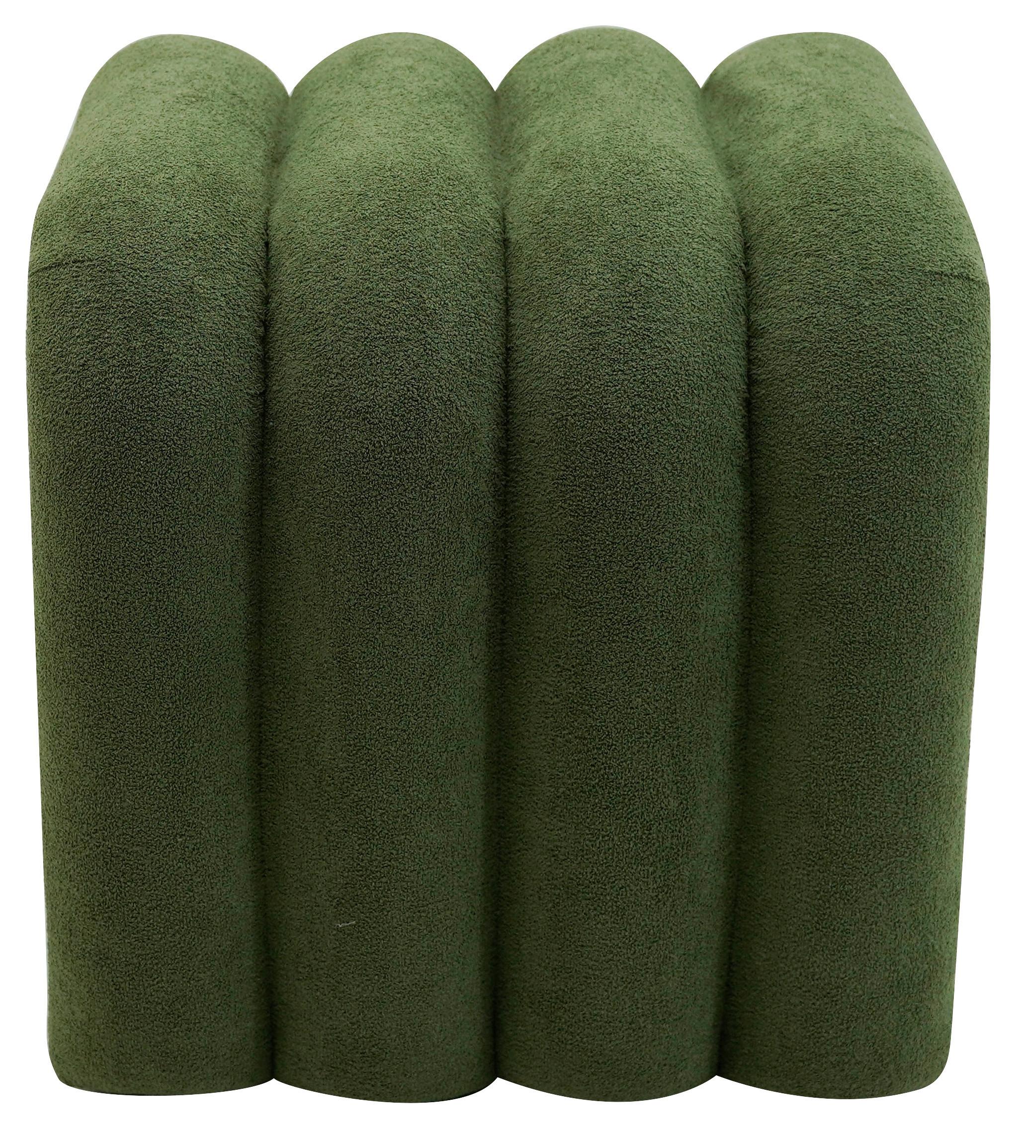 Ülőke Deho - zöld, Modern, textil/fa (40/40/38cm)