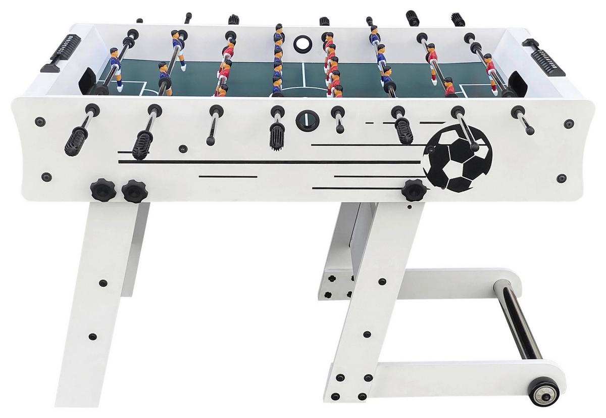 Tischfußball Scorpion Kick - Weiß, KONVENTIONELL, Holz (61/81/122cm) - Ambia Garden