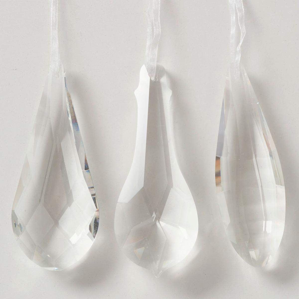 Dekohänger SIRAL Transparent - Transparent, Basics, Glas/Textil (4,5/12/1cm)