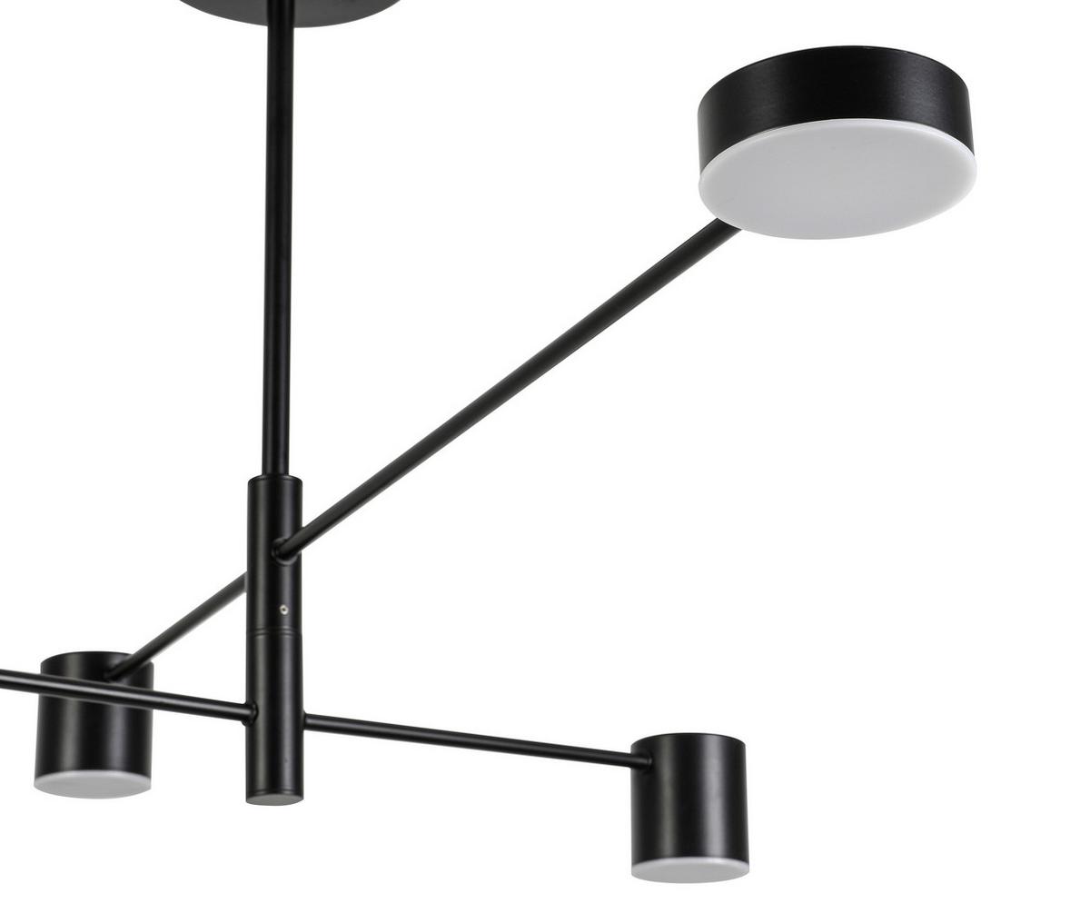 LAMPA WISZĄCA UTINA - czarny, Design, tworzywo sztuczne/metal (91,4/91,4/51cm) - Collett's Monde