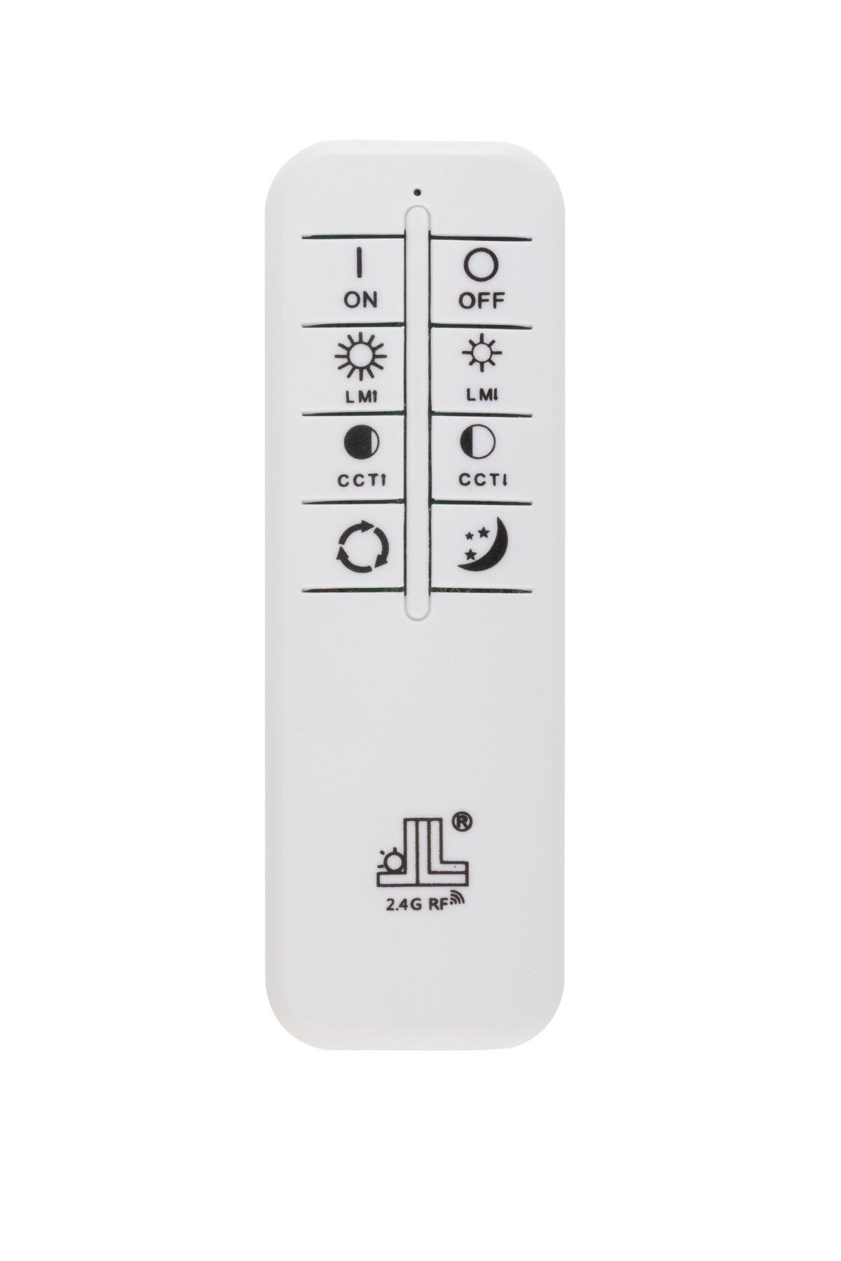 LAMPA SUFITOWA LED VADUZ - kolor naturalny/biały, Trend, tworzywo sztuczne/metal (50/13cm) - Novel