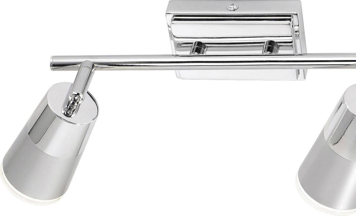 Spotlámpa Dalli - krómszínű/ezüstszínű, Konventionell, műanyag/fém (45/20/18cm)