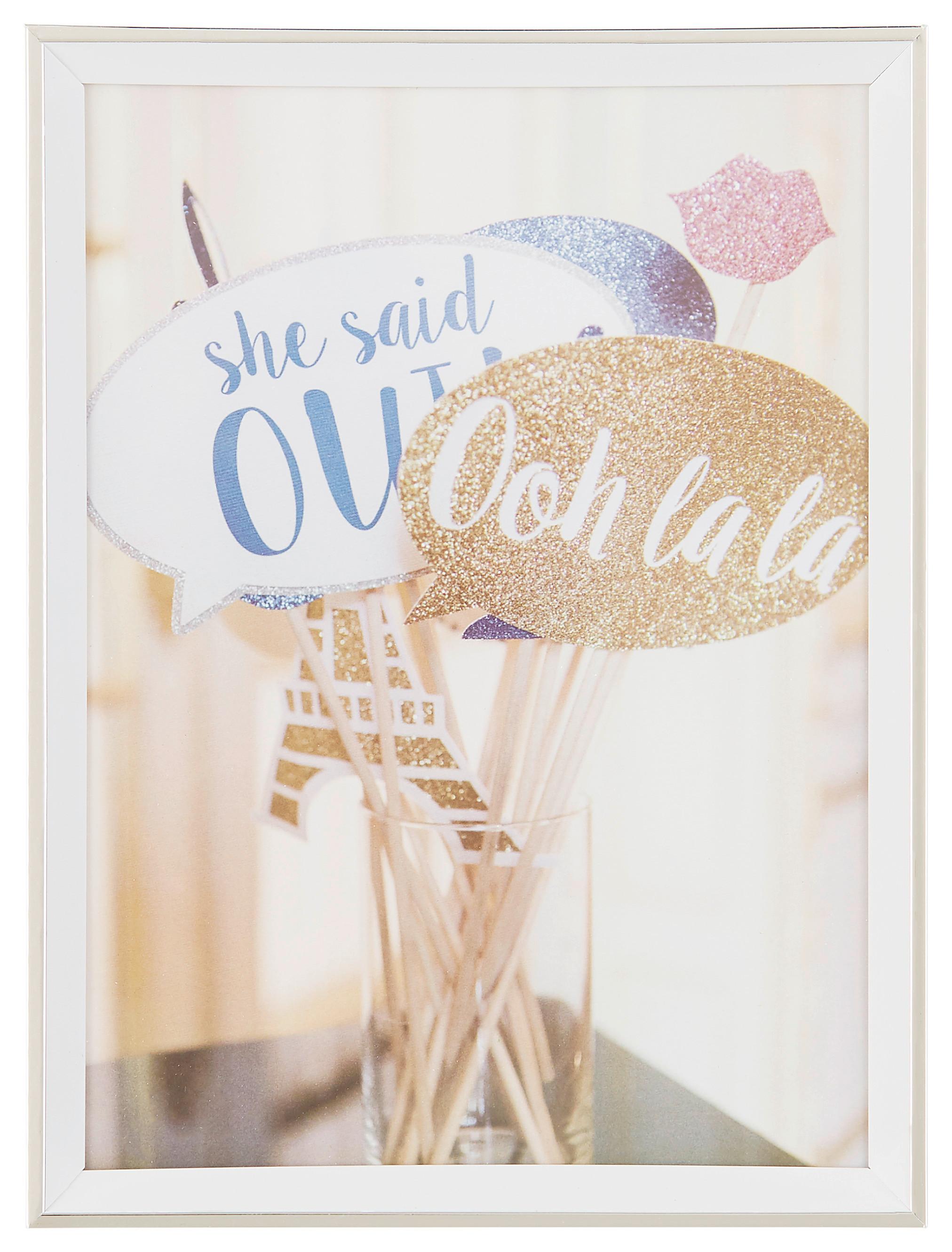 Bilderrahmen Mara 16,1x21,2cm - Silberfarben, Kunststoff (15/20cm) - Mömax