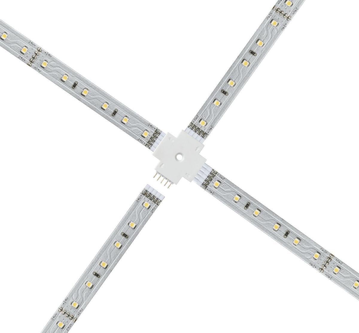 LED-Strip MaxLED X-Connector max. 144 Watt - Weiß, Basics, Kunststoff (3,2/0,6cm) - Paulmann