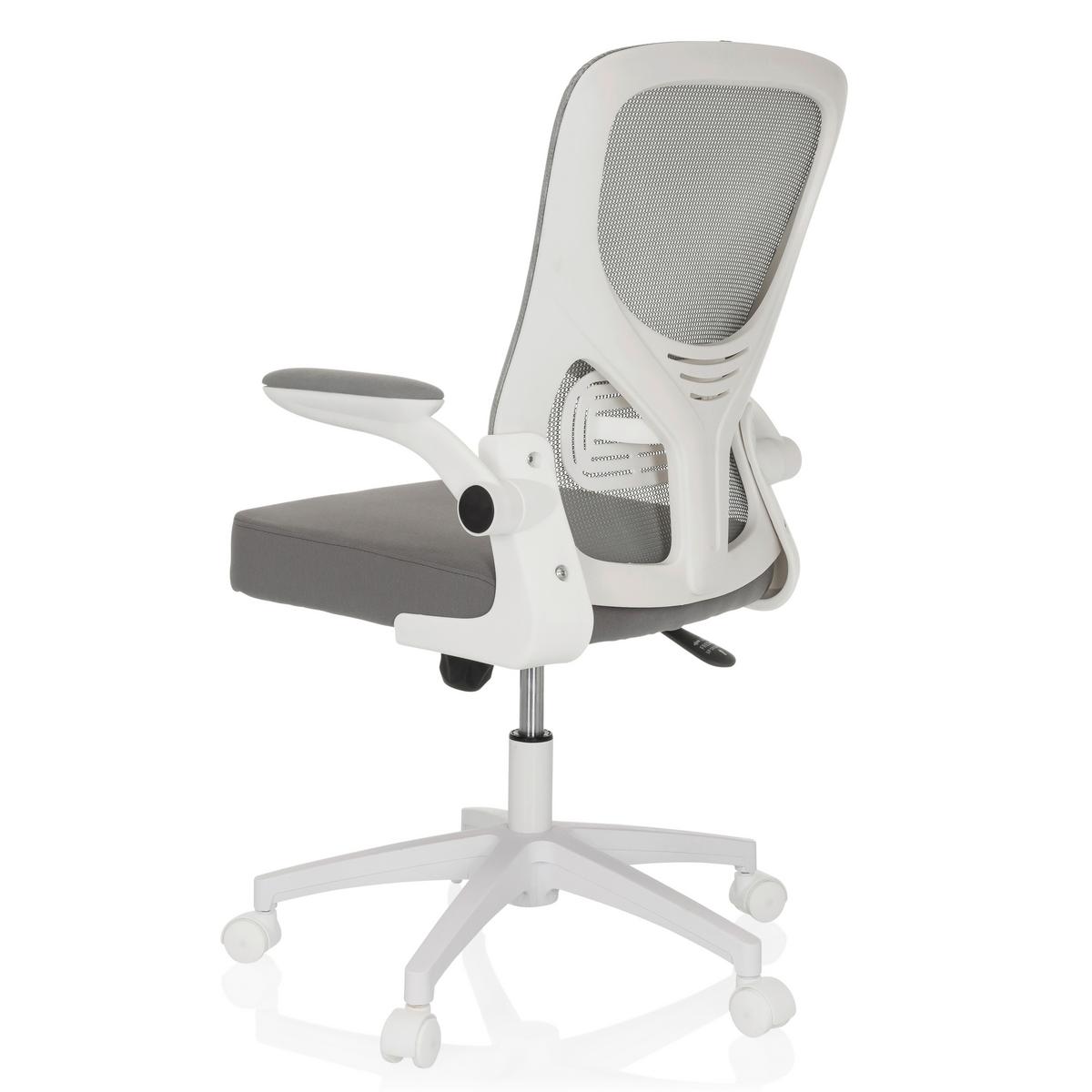 Drehstuhl Belio W Grau/Weiß - Grauweiß/Weiß, MODERN, Kunststoff/Textil (60/95-105/54cm) - MID.YOU