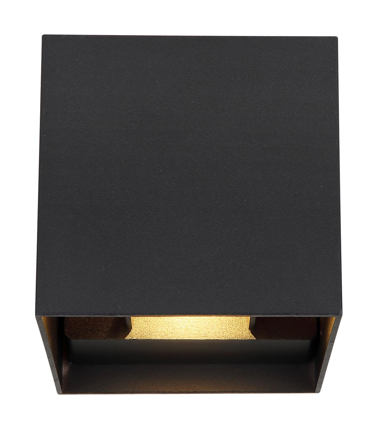 LED-Außenleuchte Veronika max. 3 Watt - Schwarz, Basics, Metall (10/10/10cm) - Globo