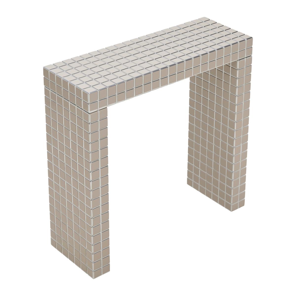 Konsole Luisa Kaschmir - Kaschmir, MODERN, Holzwerkstoff (80/28/80cm) - Mömax