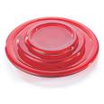 Kerzenteller Evelyn in 4 Farben aus Glas - Klar/Lila, KONVENTIONELL, Glas (13cm) - MÖMAX modern living