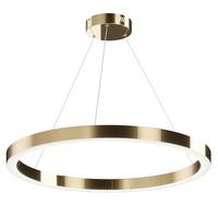 Pendelleuchte Saturno Messingfarben max. 60 Watt - Messingfarben, Trend, Metall (80/5cm) - MAYTONI