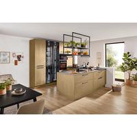 Einbauküche Manhattan Natureiche Edelmatt - Eichefarben, MODERN, Holzwerkstoff (275/284,5cm) - Nolte Küchen
