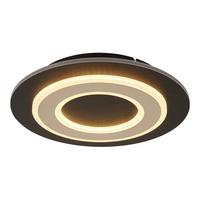 LED-DECKENLEUCHTE 48032A-24 JAYDEN - Weiss/Champagner, Konventionell, Holzwerkstoff/Kunststoff (32/5.5cm) - Globo