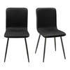 STOL ELIF - mörkgrå/svart, Modern, metall/trä (43/86/55cm) - Bessagi Home