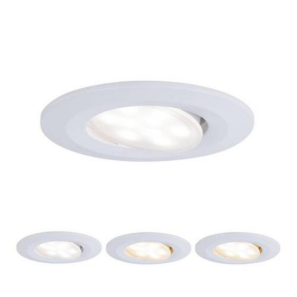 LED-Deckenleuchte Calla IP65 in Weiß max. 5,5 Watt - Weiß, Basics, Kunststoff (9cm) - Paulmann