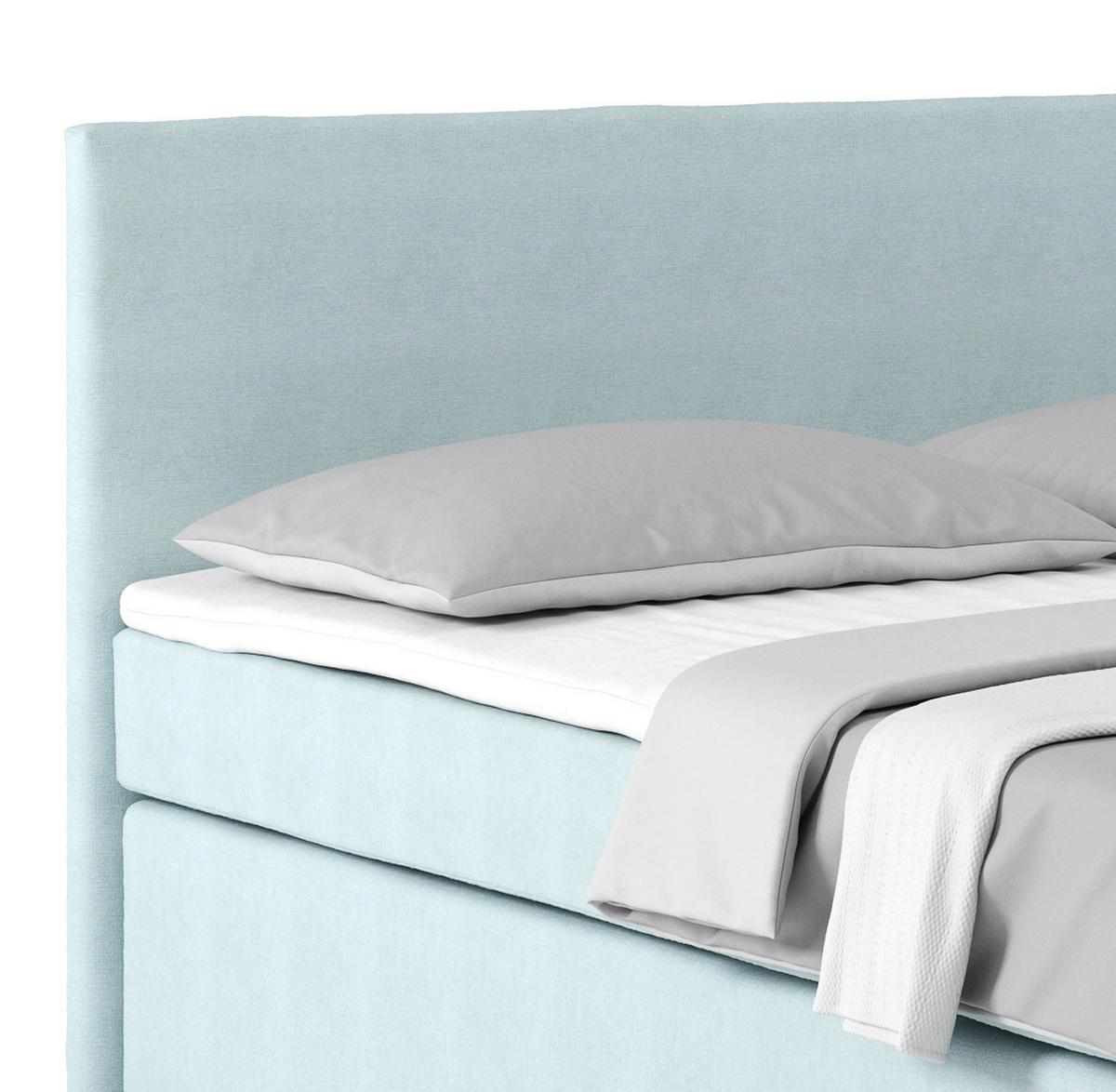 Boxspring Krevet Nero - boje mente/boje kroma, Konvencionalno, tekstil/metal (160/200cm) - Best Price