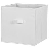 Zložljiva Škatla Cliff, Bela - bela, Moderno, tekstil (32/32/32cm) - Modern Living