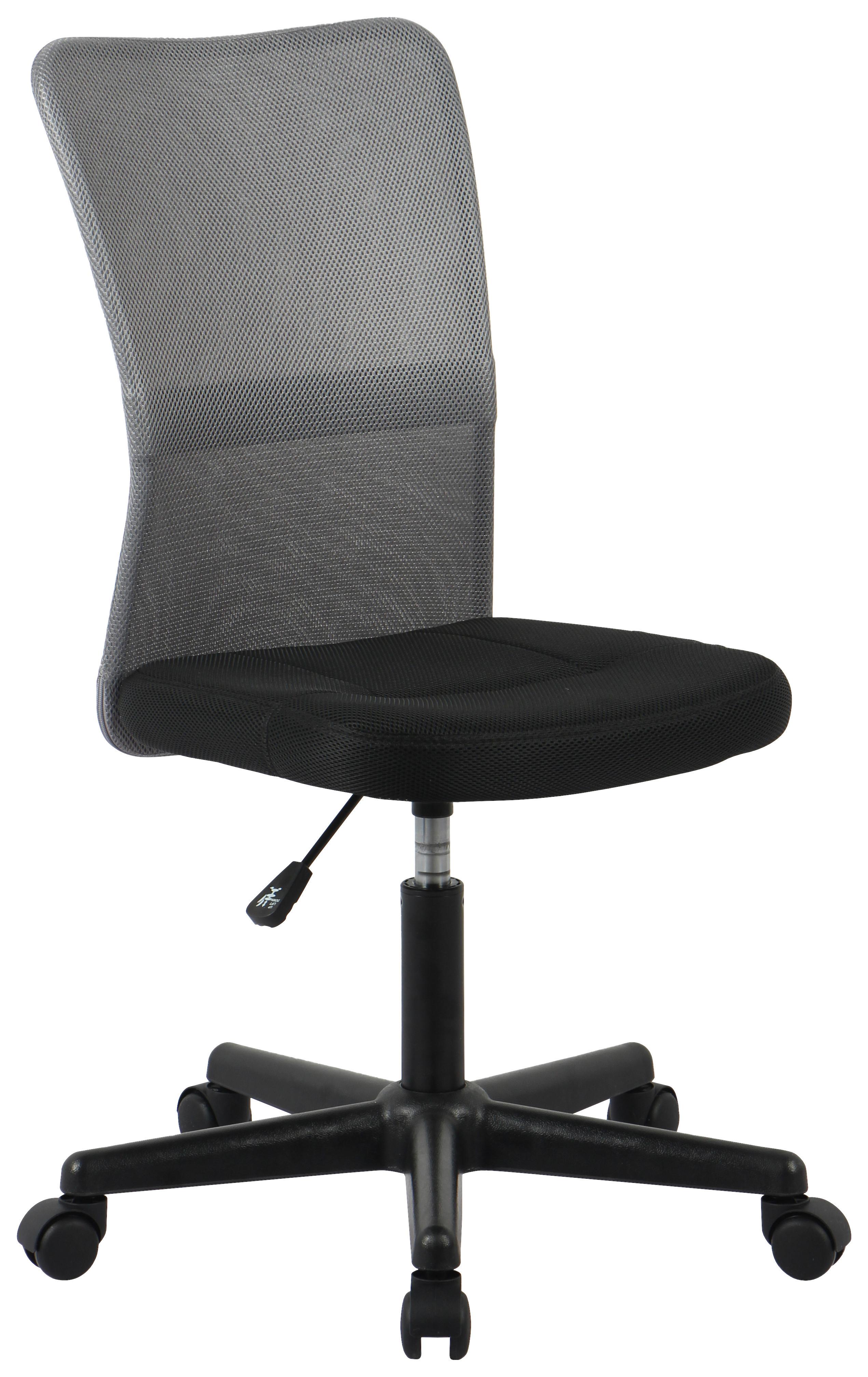 Kimmie Uredska Stolica - siva/crna, Basics, metal/tekstil (44/87,5-98/54cm) - Best Price